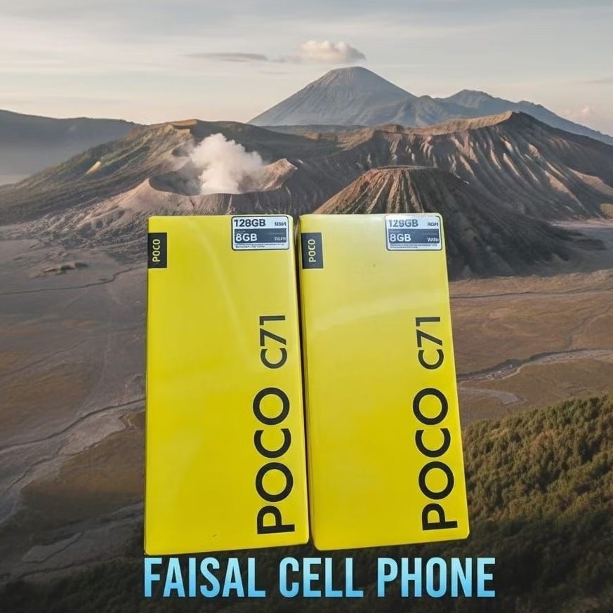 Poco c71 ram 4/128 garansi resmi