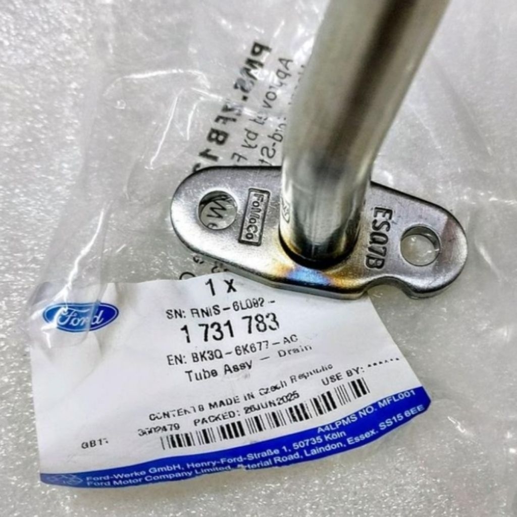 Pipa Balik Oli Ke Turbo Mobil Ford Ranger T6 2.2 Original