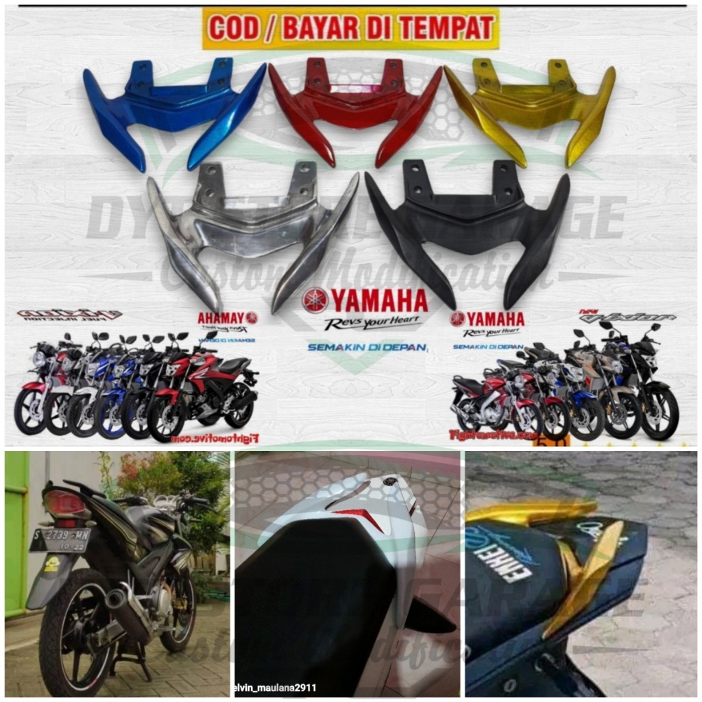 Behel Tanduk Belakang Variasi Yamaha Vixion Old & Vixion New | Behel Jok Belakang Variasi Yamaha Vix