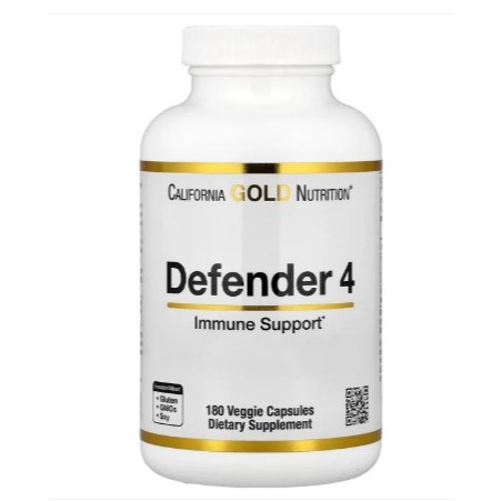 California Gold Nutrition IMMUNE 4 / California Gold Nutrition Defender 4 isi 60 / 180 VegCap