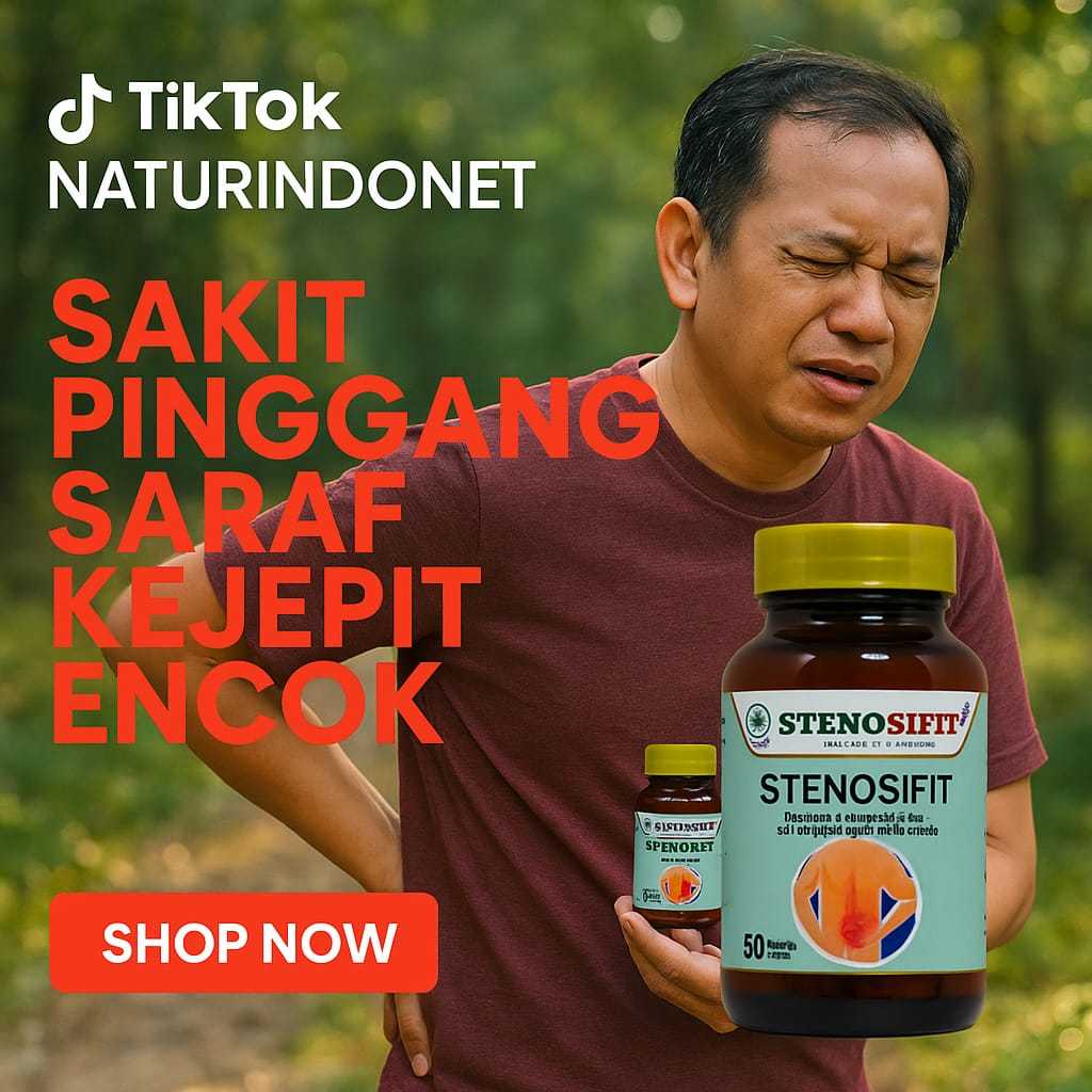 Obat Sakit Pinggang Saraf Kejepit Stenosifit Naturindo
