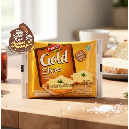 PROCHIZ GOLD KEJU CHEDDAR 12 SLICE / KEJU SLICE KEMASAN KARTON