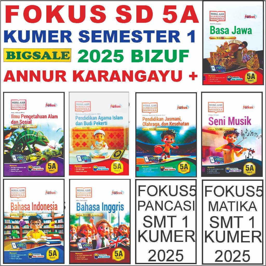 Ripuf LKS Fokus 5 SD Ringan * Kunci Jawaban Kelas 5 Modul FOKUS Ringan Kurikulum Merdeka Soal Buku P