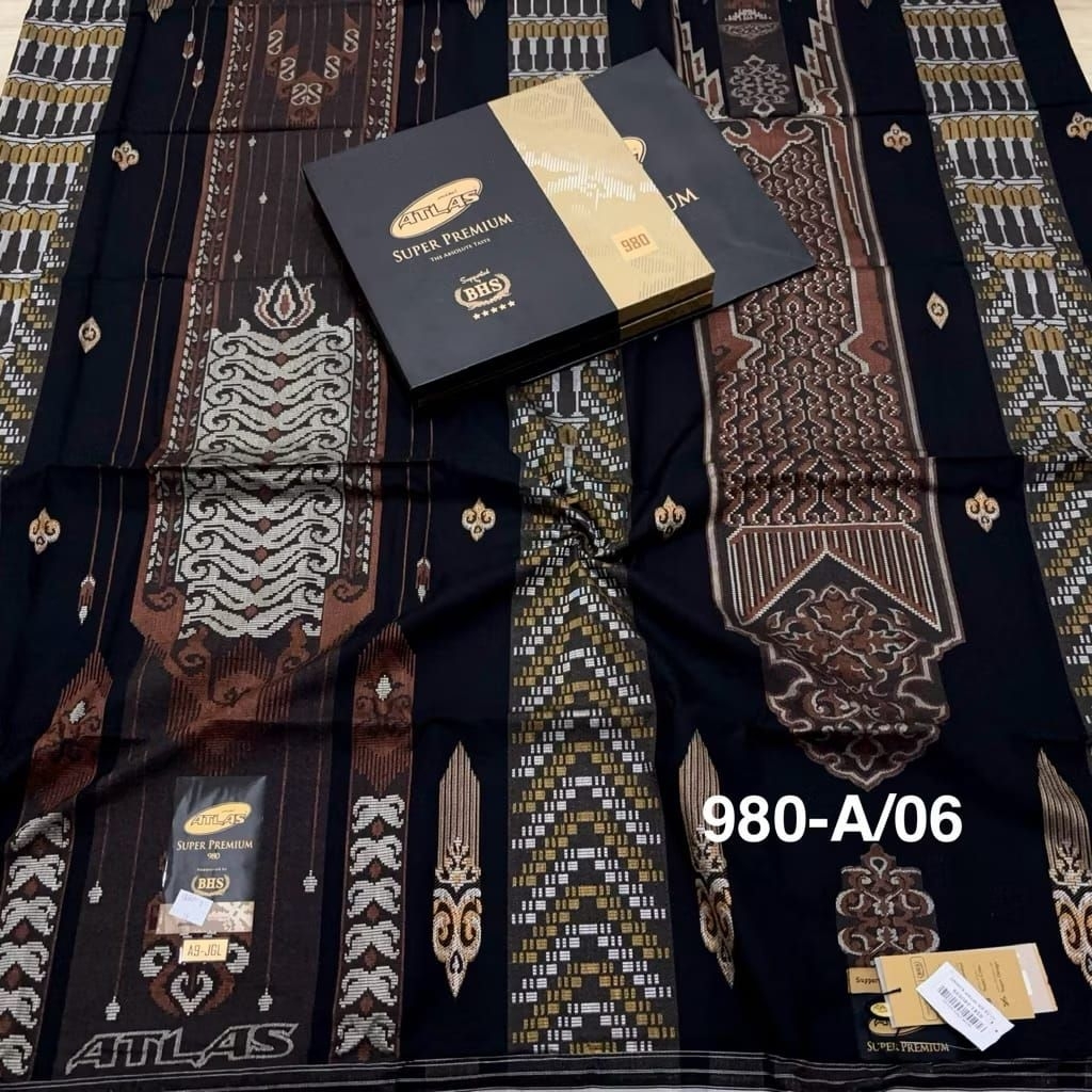 SARUNG ATLAS SUPER PREMIUM GOLD SUPER MEWAH // ATLAS JACQUARD SONGKET SUPER PREMIUM