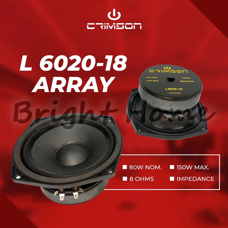 CRIMSON L 6020-18 L602018 Subwoofer Speaker 6 Inch 150 Watt RMS