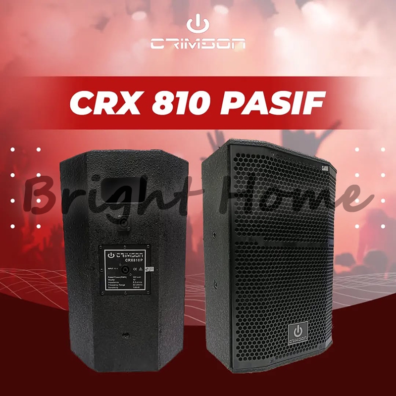 CRIMSON CRX-810P CRX810P Speaker Pasif 10" Spiker Box Kayu 10 Inch