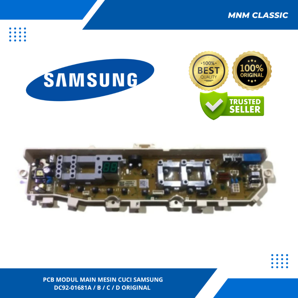 PCB MODUL MAIN MESIN CUCI SAMSUNG DC92-01681A / DC92-01681B /  DC92-01681C /  DC92-01681D ORIGINAL  