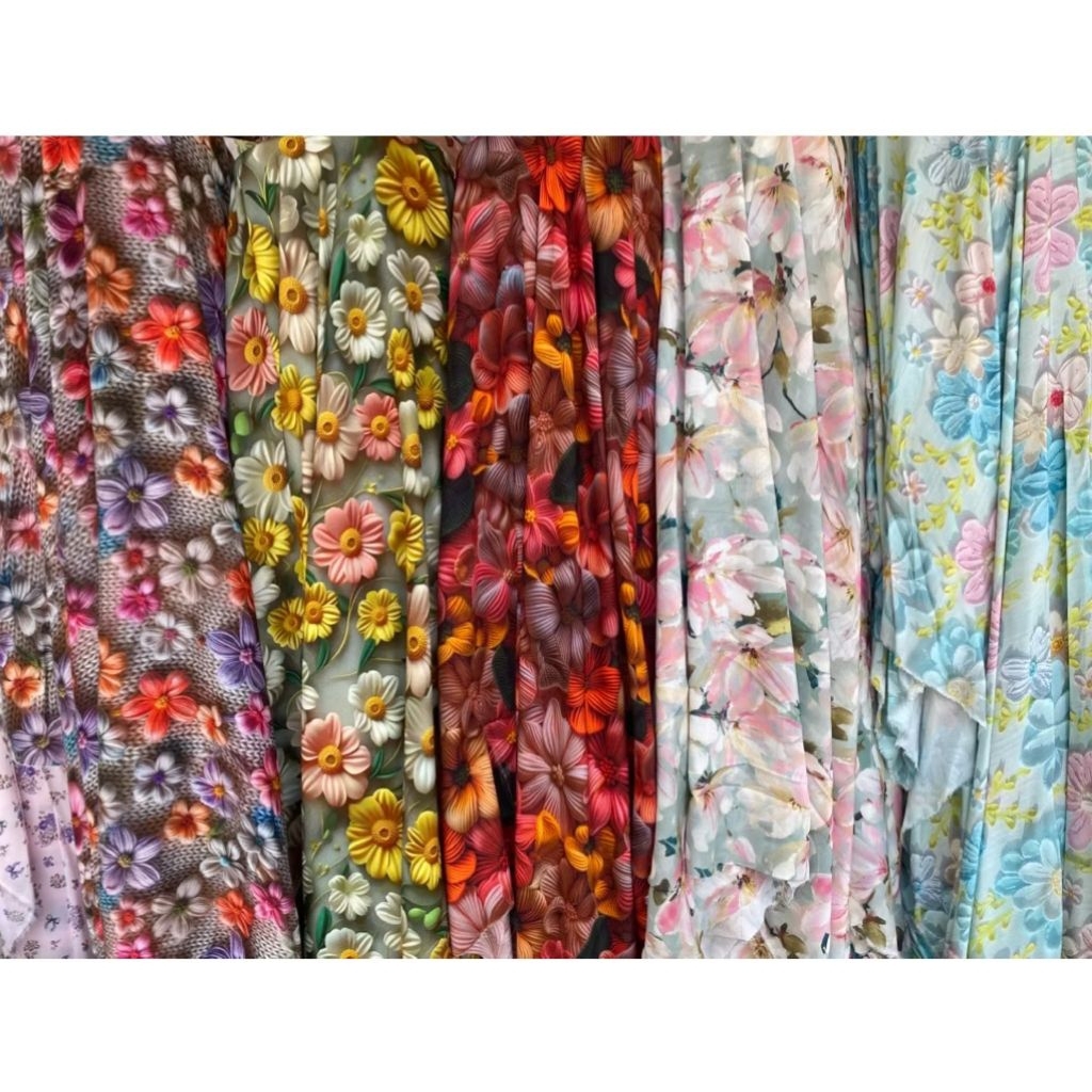 Kain Katun Rayon Digital Printing