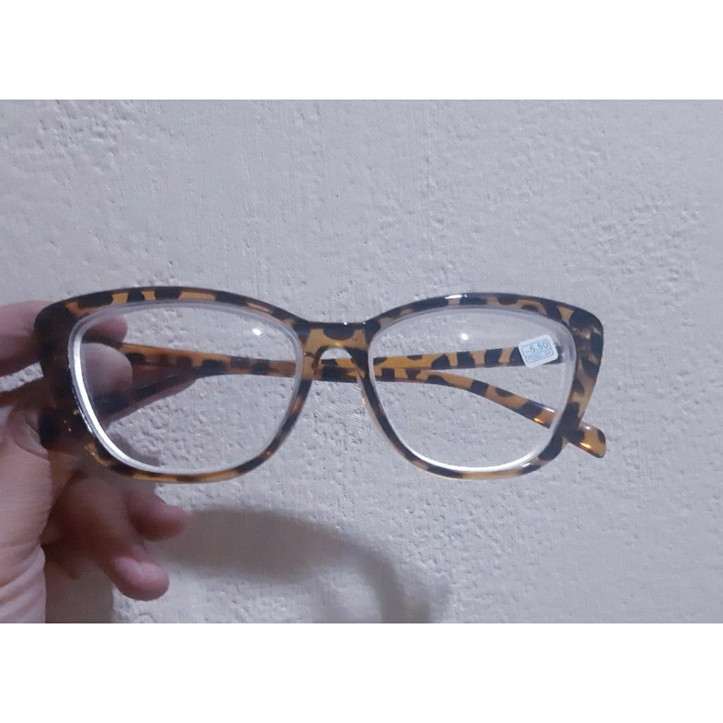 Kacamata Minus Cat Eye Leopard