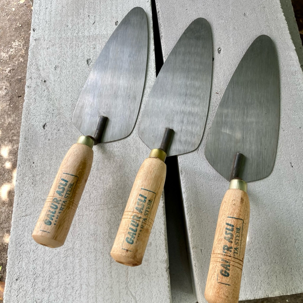 Sendok Semen / Cetok GALUR ASLI 25cm - Cetok Tukang Bahan Baja Galur Asli