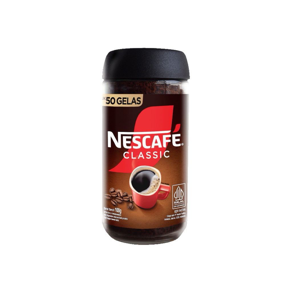 (BARU) Nescafe Classic 100gr jar botol kaca