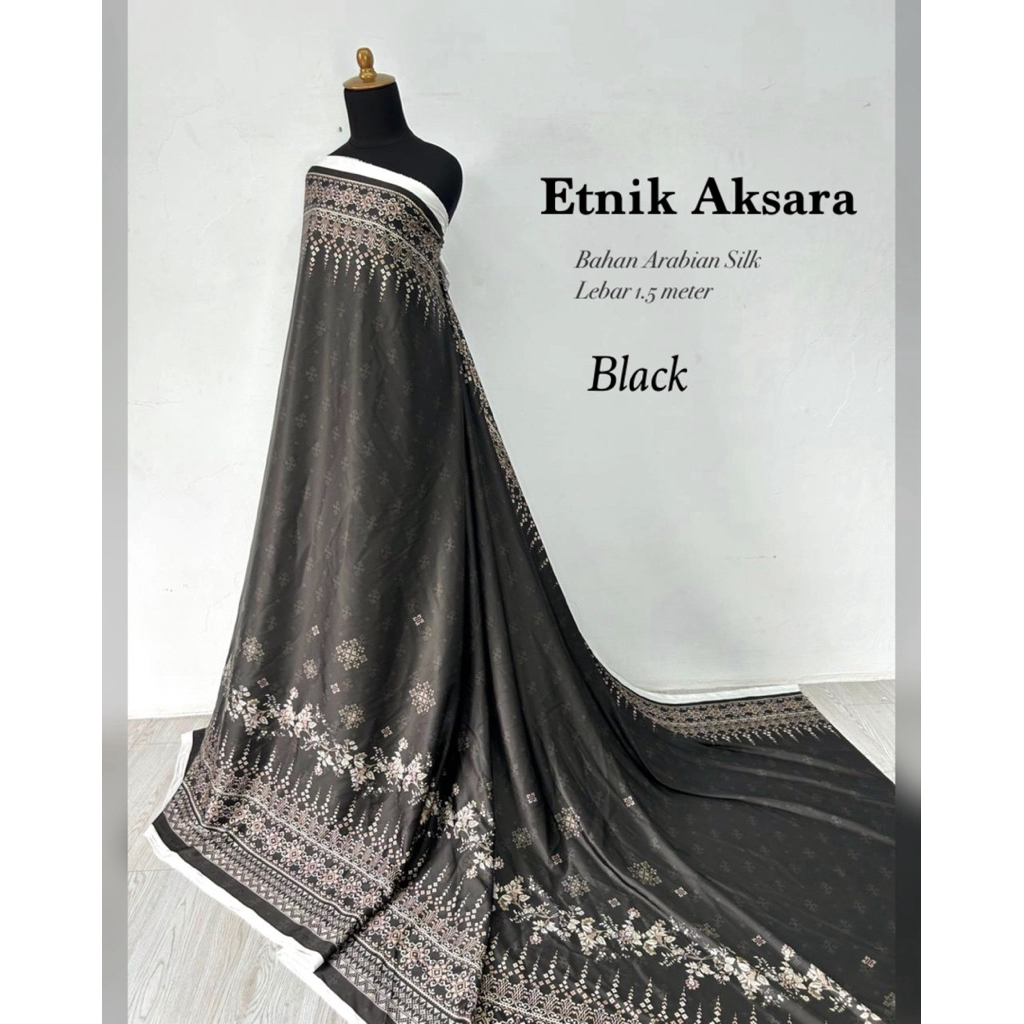 motif SERENA | kain arabian silk | motif Botanic | motif Herbone | Etnik Aksara | kain meteran brand