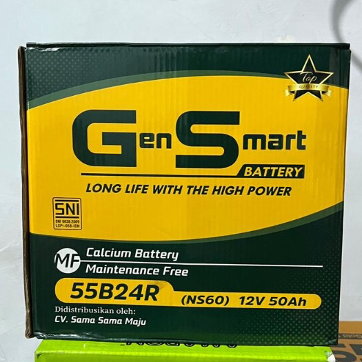 Aki Mobil Avanza G / Veloz, Terios,Xenia,Rush,GrandMax GS MF NS60 Aki Kering 12V 45Amper