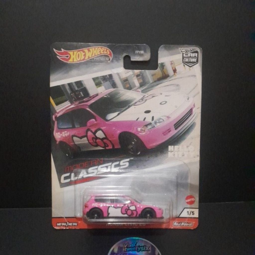 Hotwheels honda civic eg [hello kitty]