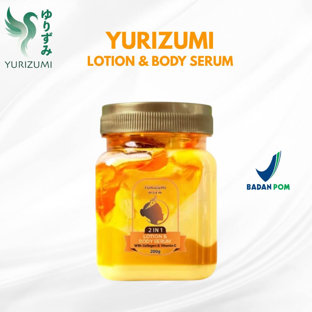 Yurizumi Bibit Collagen Body Lotion with Vit-C 200gr Lotion Membantu Melembabkan Mencerahkan Melembu
