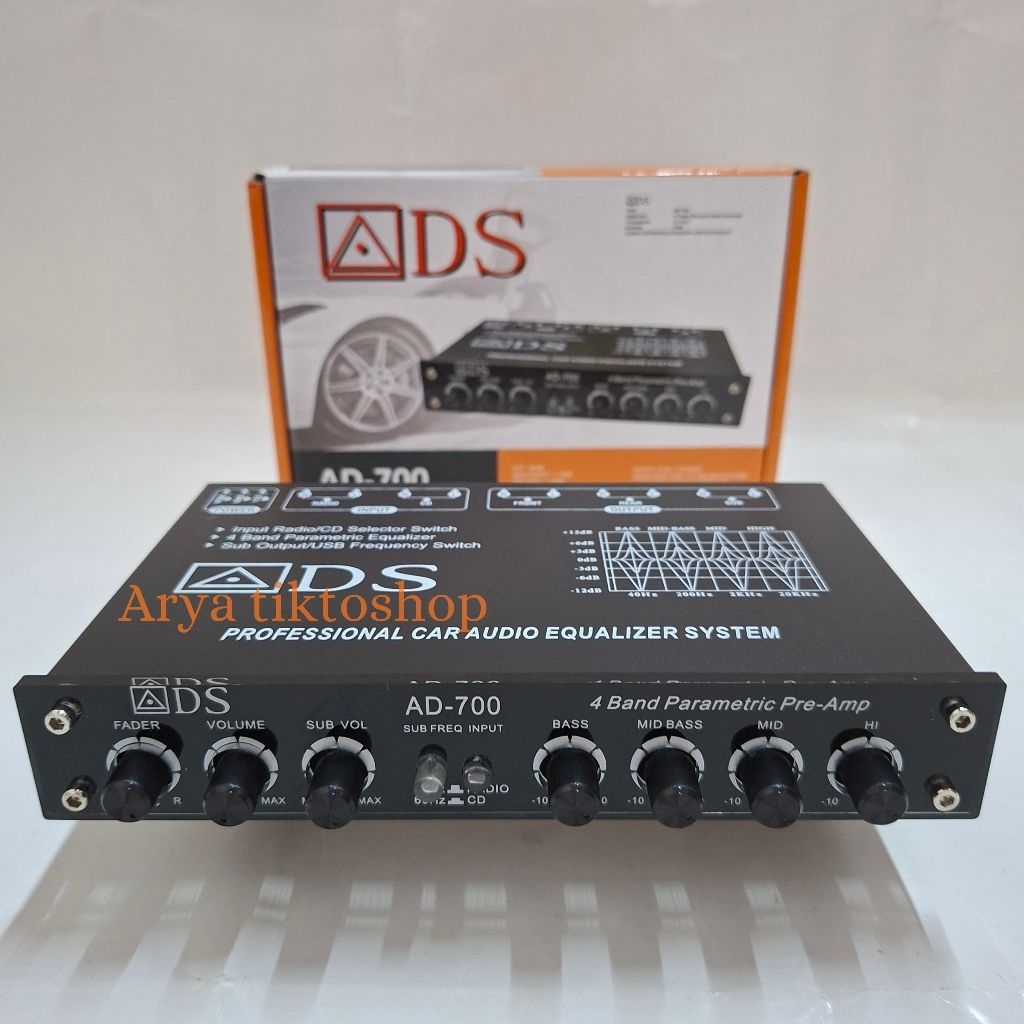 Pream Parametrik ADS AD 700 Equalizer Parametrik ADS AD 700