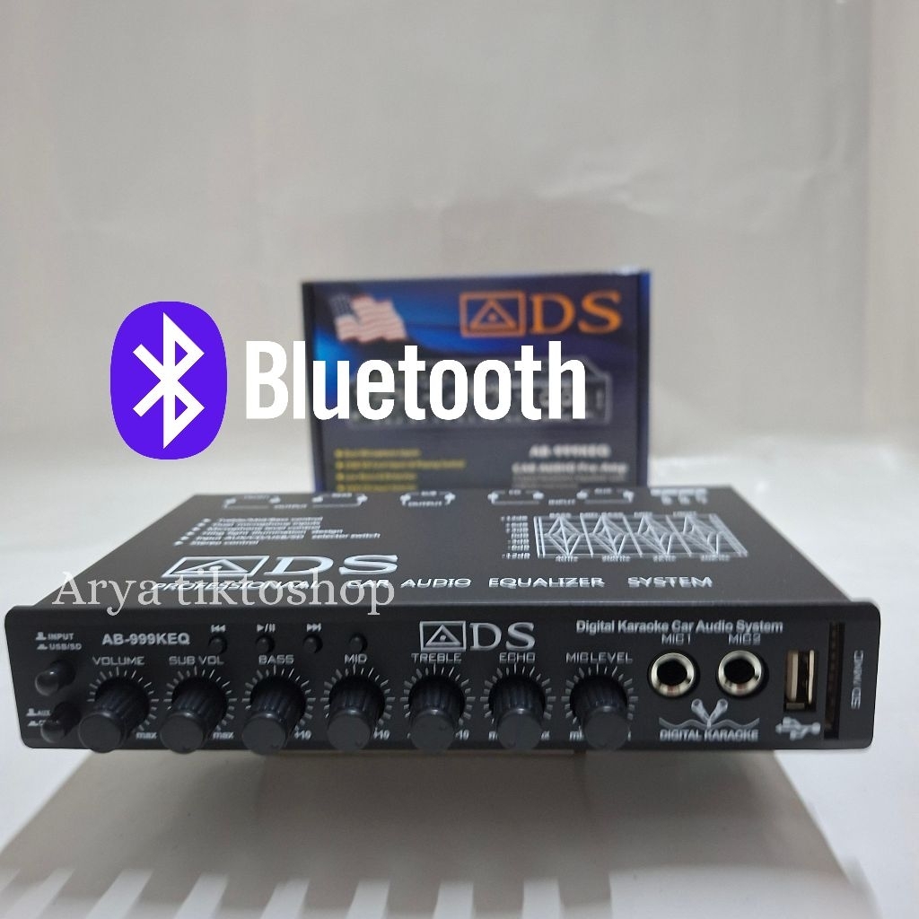 Pream Parametrik Bluetooth ADS AB 999 Keq Equalizer ADS AB 999KEQ BLUETOOTH