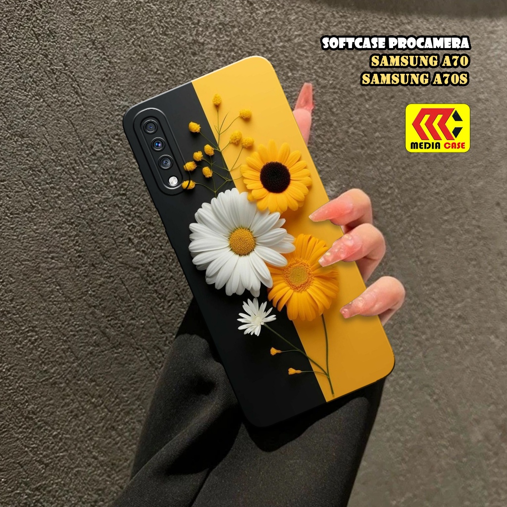 Case Hp Samsung Galaxy A70 / A70s Terbaru - Motif Case Bunga - Casing Samsung Galaxy A70s / A70 - So