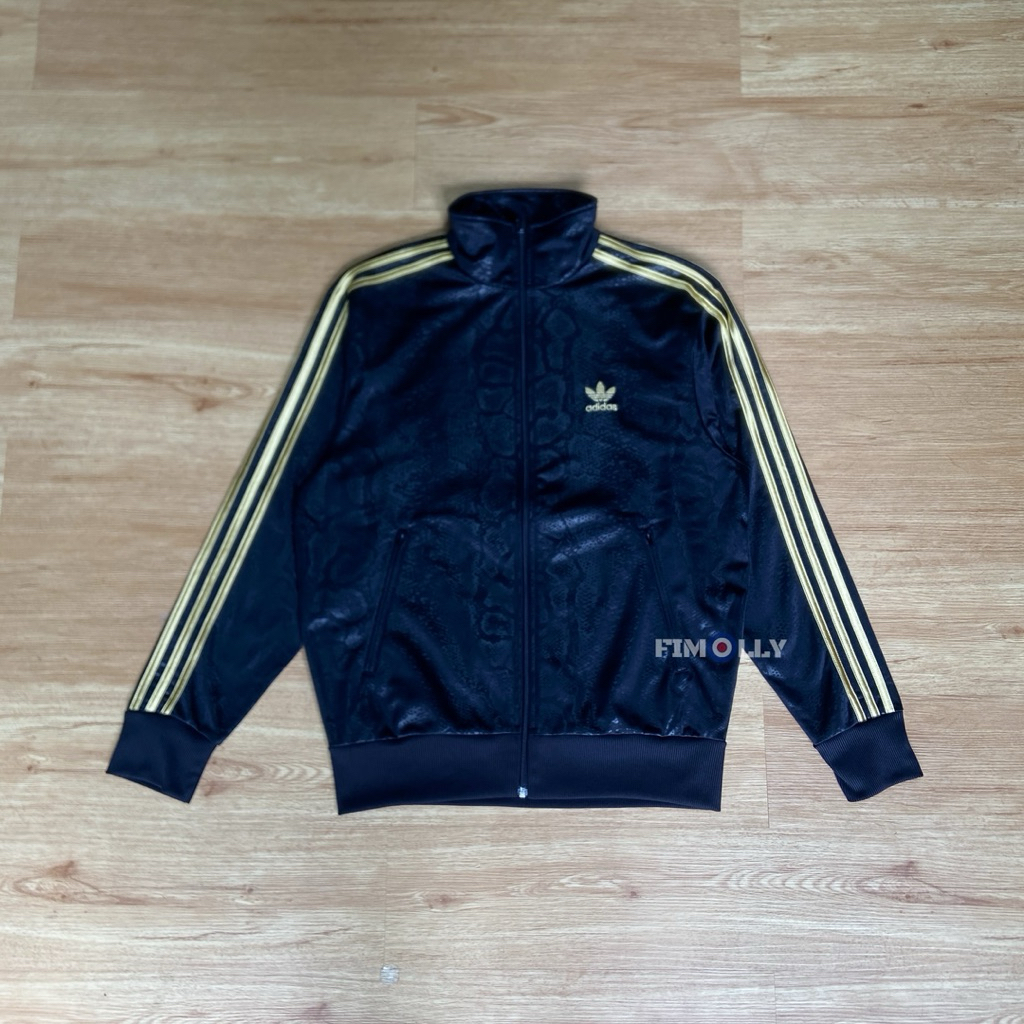 tracktop Adidas firebird black gold