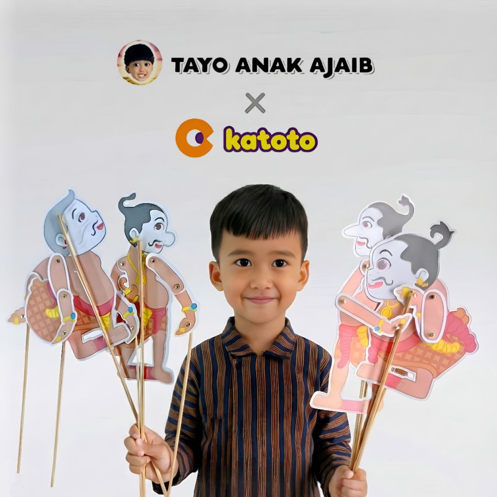 Wayang Punakawan TAYO X KATOTO - DIY Wayang Kertas