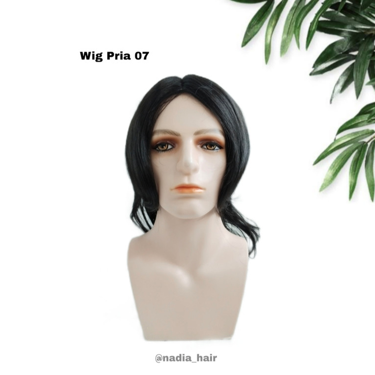 Wig Pria/Wig Pria Panjang/Wig Pria 07/Wig Pria Kekinian/Wig Pria Modern