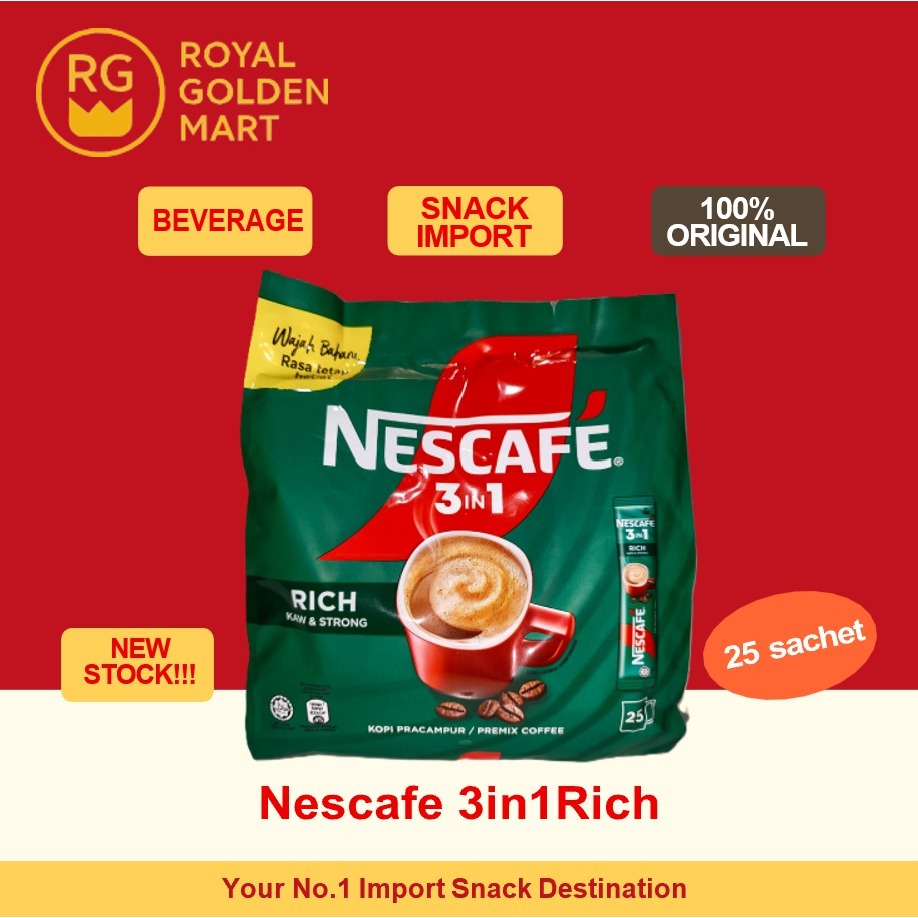 Nescafe 3in1 Rich Ori Malaysia