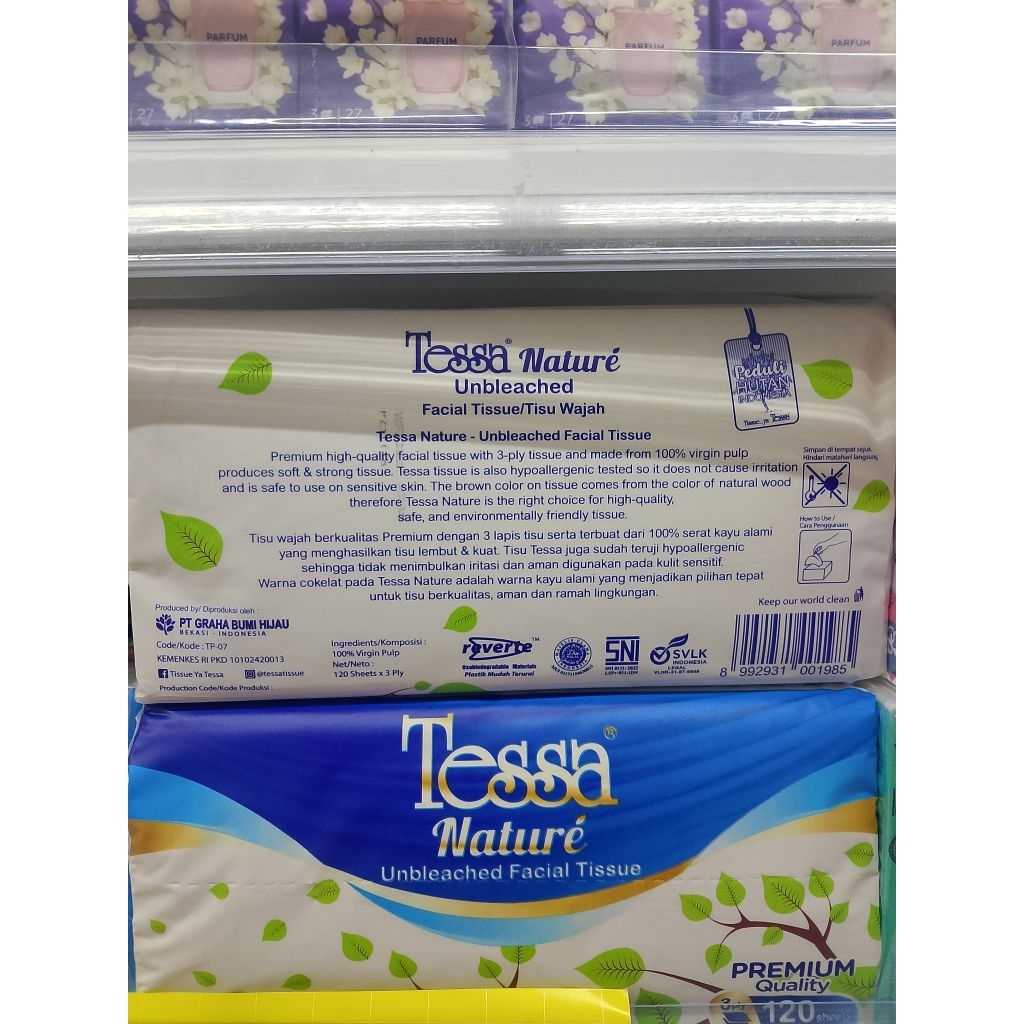 TESSA NATURE FACIAL 120'S 3PLY