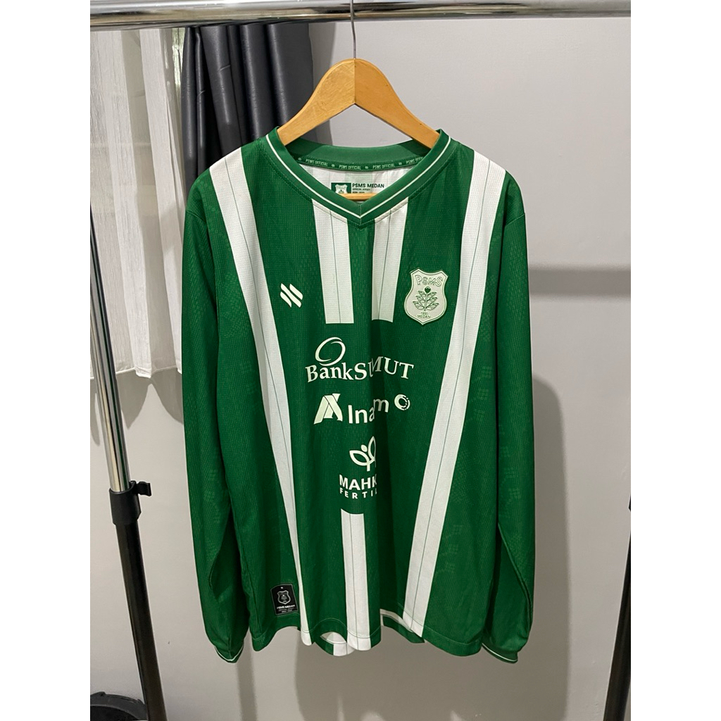 Longsleve jersey PSMS Medan 2024-2025 size 3XL Playes issueOriginal 100%