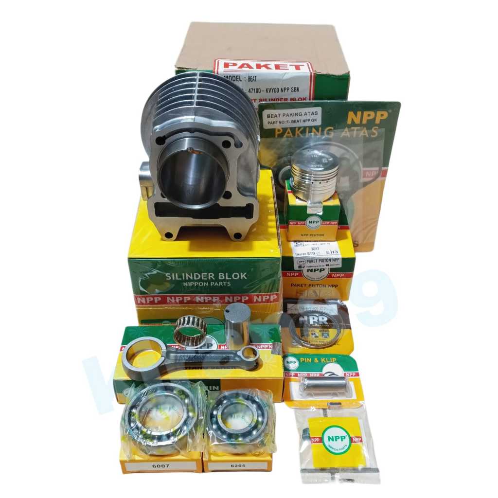 BLOK SEHER BORING SILINDER BEAT KARBU SPACY KARBU SCOOPY KARBU+PISTON KIT+STANG SEHER BEARING+TOPSET