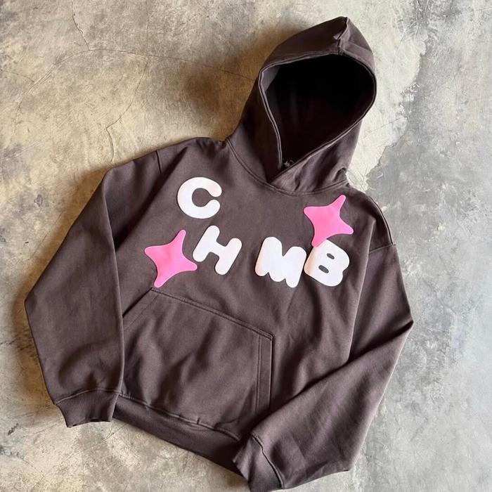 Hoodie/Zipper Boxy CHMB [ORIGINAL 100%] - bedstar brown,
