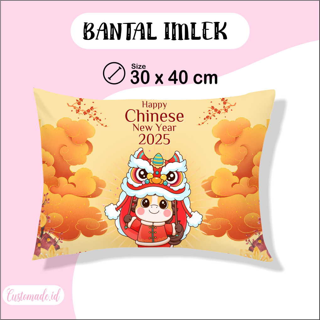 Bantal Imlek 30X40 cm / Bantal Sofa / Kado Imlek  / Bantal Empuk / CNY Pillow