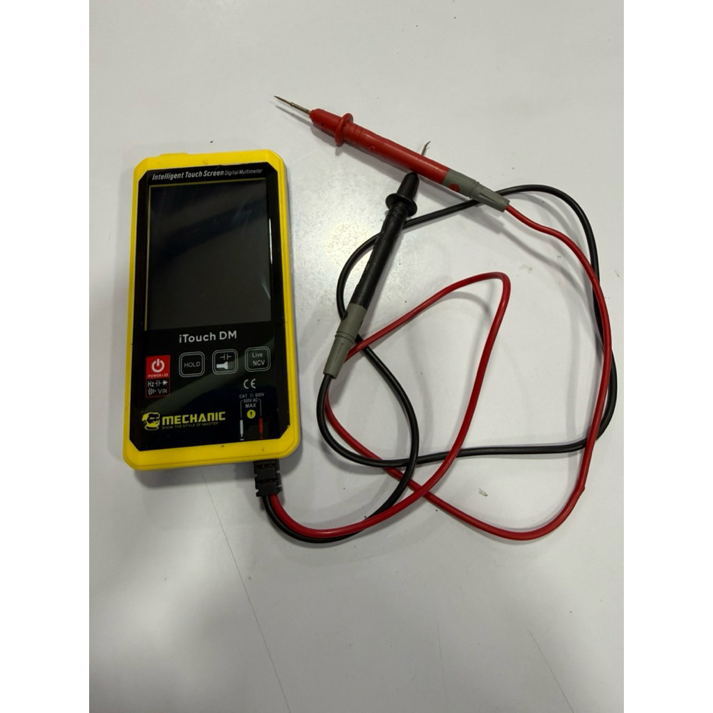 multimeter mechanic itouch dm smart bekas pakai