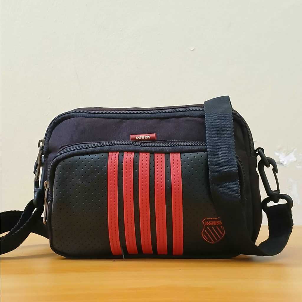(PRELOVED) SLING BAG K-SWISS ORIGINAL 100% MERAH