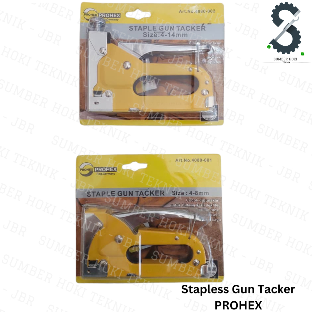 Stapler Gun Tacker PROHEX / Stapler Tembak Prohex 4-14 mm - Stapler Tembak Manual PROHEX ORIGINAL