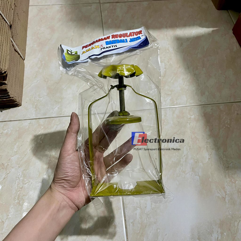 PENGAMAN REGULATOR GAS ELPIJI / PENGUNCI PENAHAN REGULATOR GAS