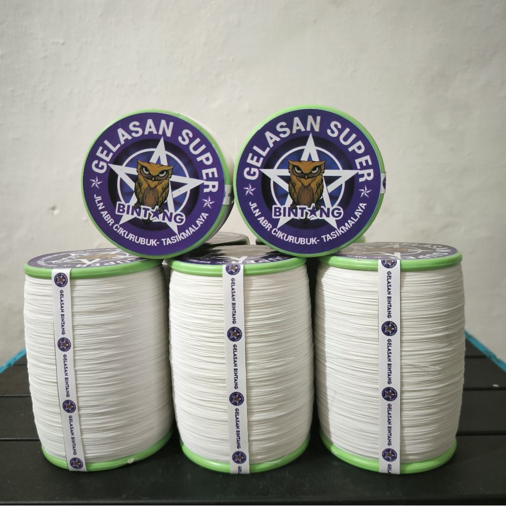 gelasan salatin kimia tipe cat 024 murah gelasan super bintang 6000 yard asli tasikmalaya