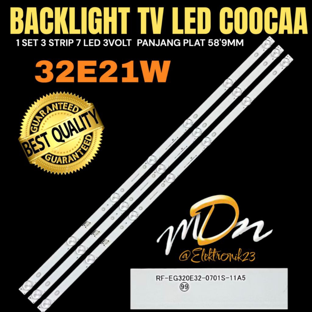 BACKLIGHT TV LED COOCAA 32 INCH 32E21W BACKLIGHT TV COOCAA 32 INCH