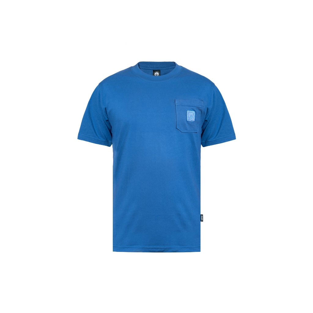 Prung Pinilla Tshirt Combad 20S Kaos Simple Warna Biru