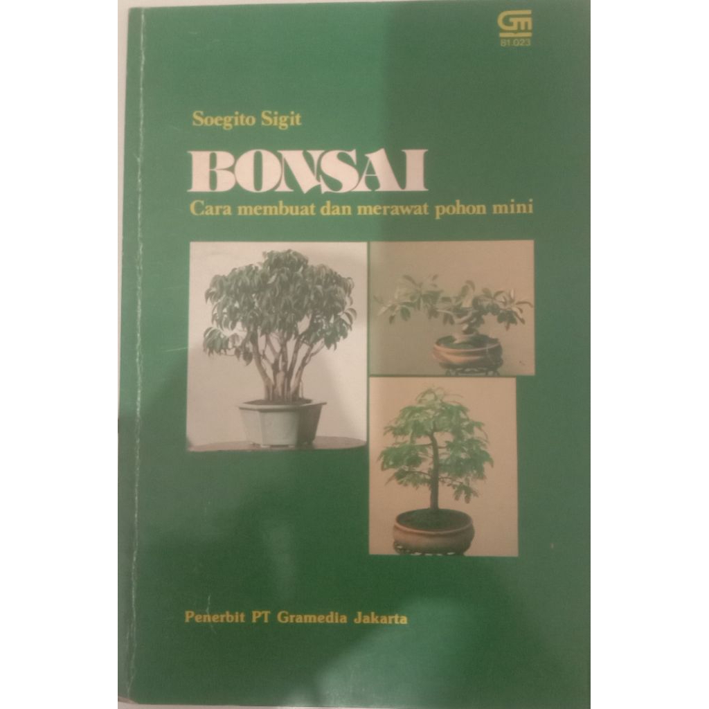 BUKU BONSAI BEKAS ORIGINAL