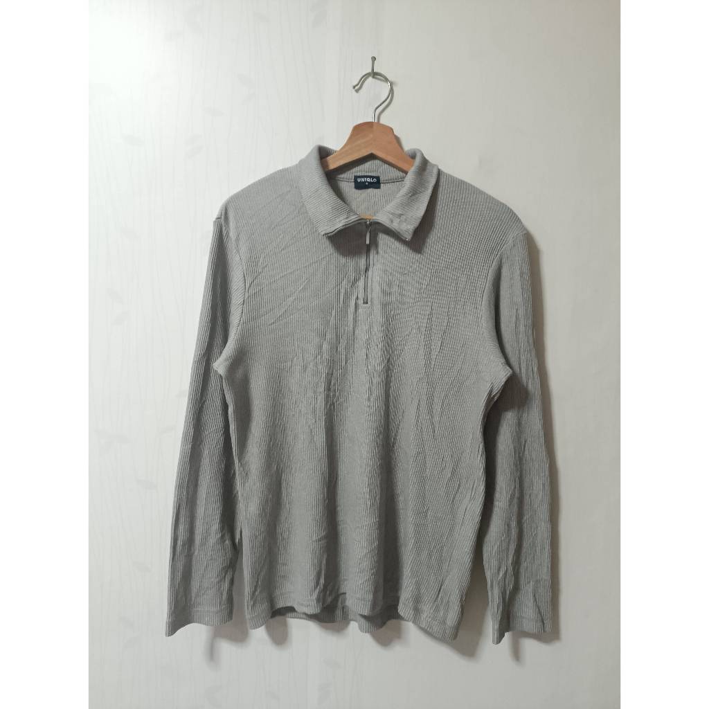 HALFZIP BY UNIQLO WAFFLE SECOND ORIGINAL