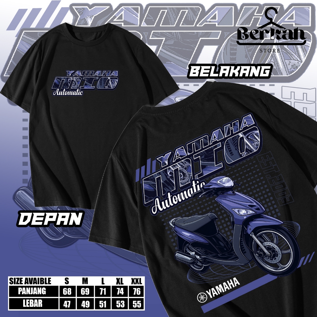 Kaos Motor Mio Sporty // Kaos Mio // Baju Mio // Mio