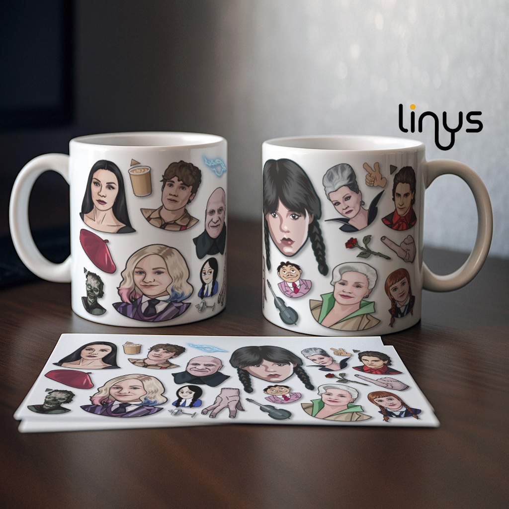 The Addams Family cover addams family mug coffee