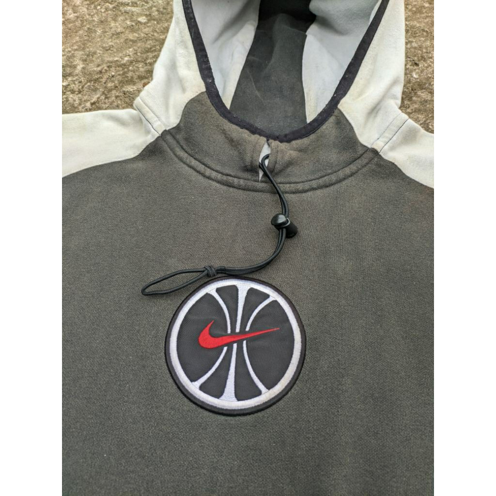 Hoodie Nike center ball logo 90s