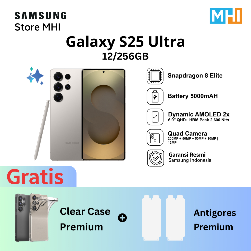 Samsung Galaxy S25 Ultra 12/256GB 12/512GB Handphone AI