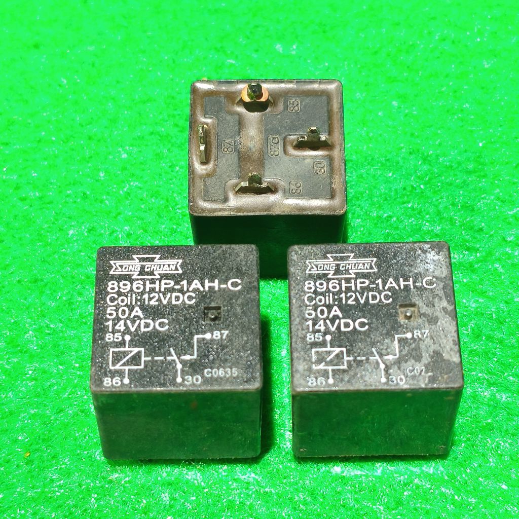 RELAY KOTAK 12V 50A KAKI 4