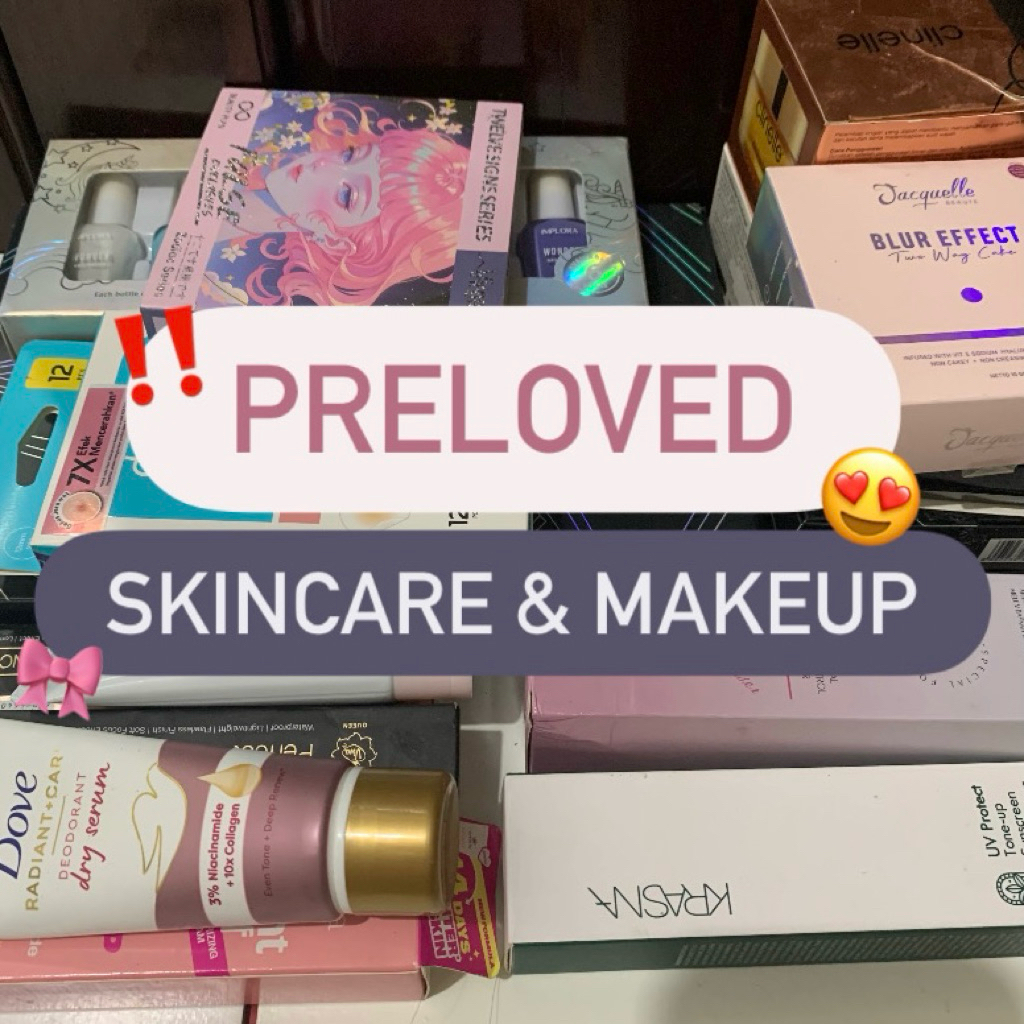 Preloved skincare mekap