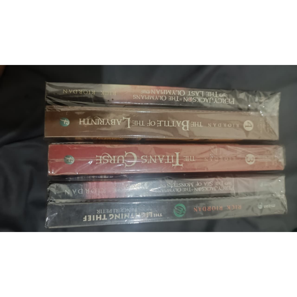 Bundle Novel Preloved Percy Jackson Lengkap – Rick Riordan
