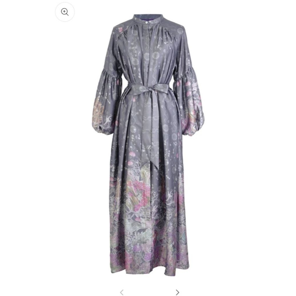 VGC Aquarielle maxi dress purple benang jarum purple SIZE XL minus belt