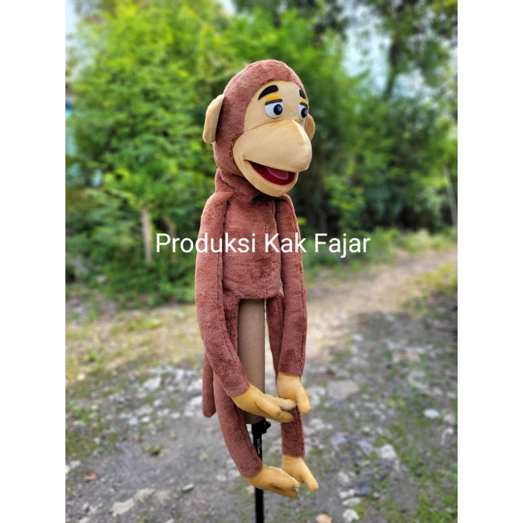 (PESAN DULU) Boneka Puppet Monkey / muppet orang utan