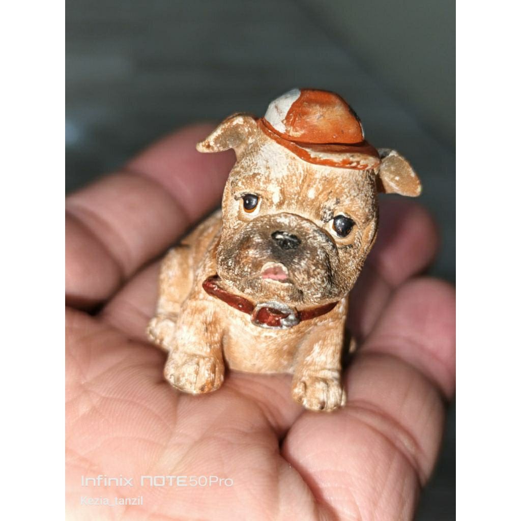 MAINAN FIGURE FIGUR PAJANGAN HIASAN MOTIF KARAKTER CHARACTER ANJING GUGUK ANABUL PITBUL PITBULL BULL